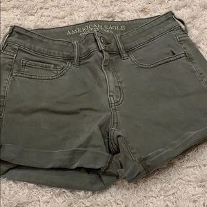 American Eagle Green Shorts
